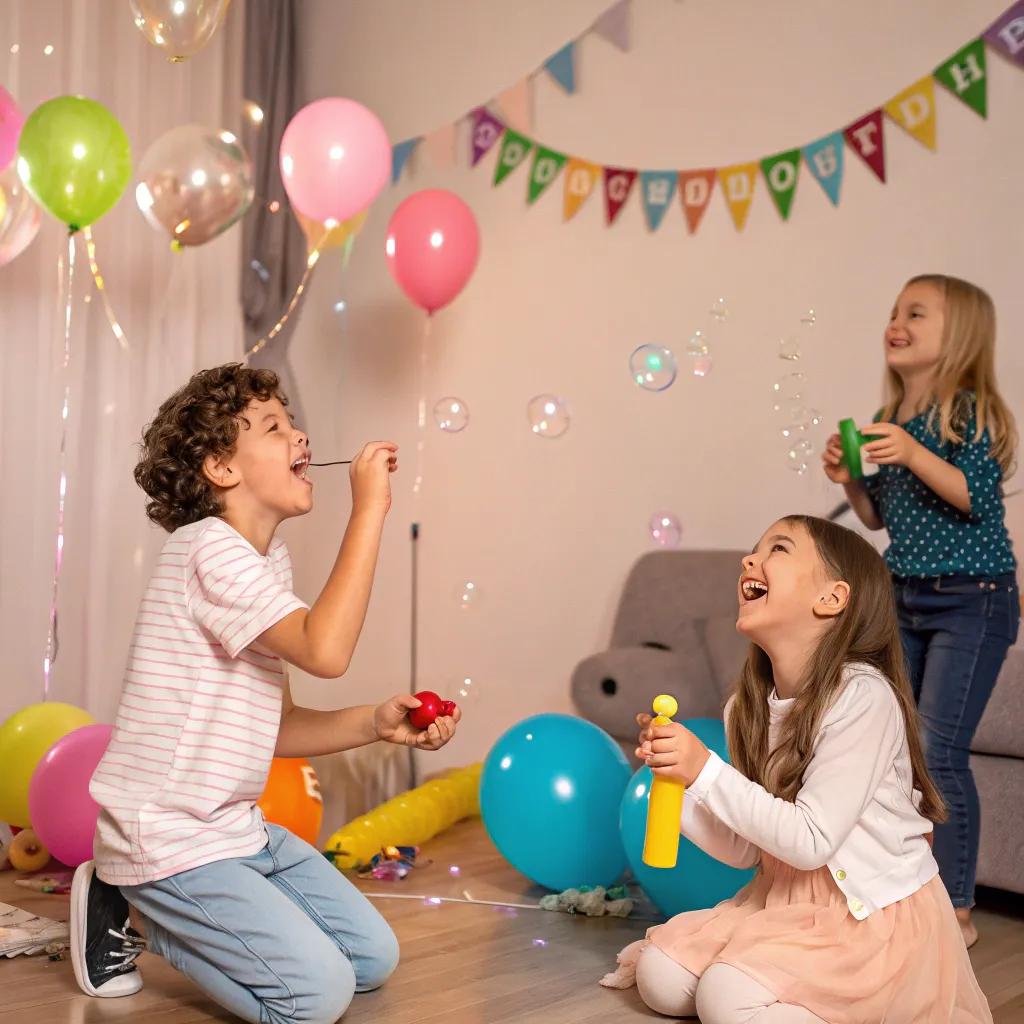 Kids enjoying a party